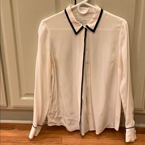 J. Crew silk button down